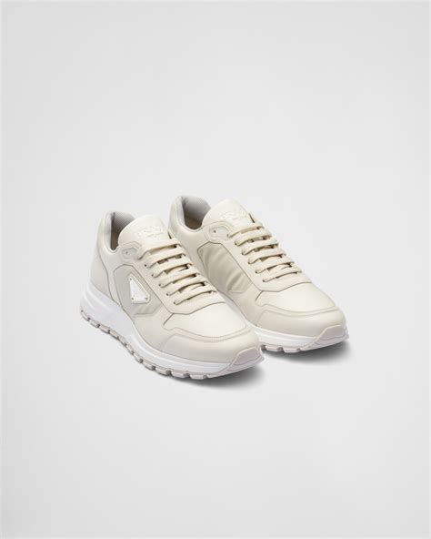 prada nubuck cap toe sneakers|Nubuck and nylon high.